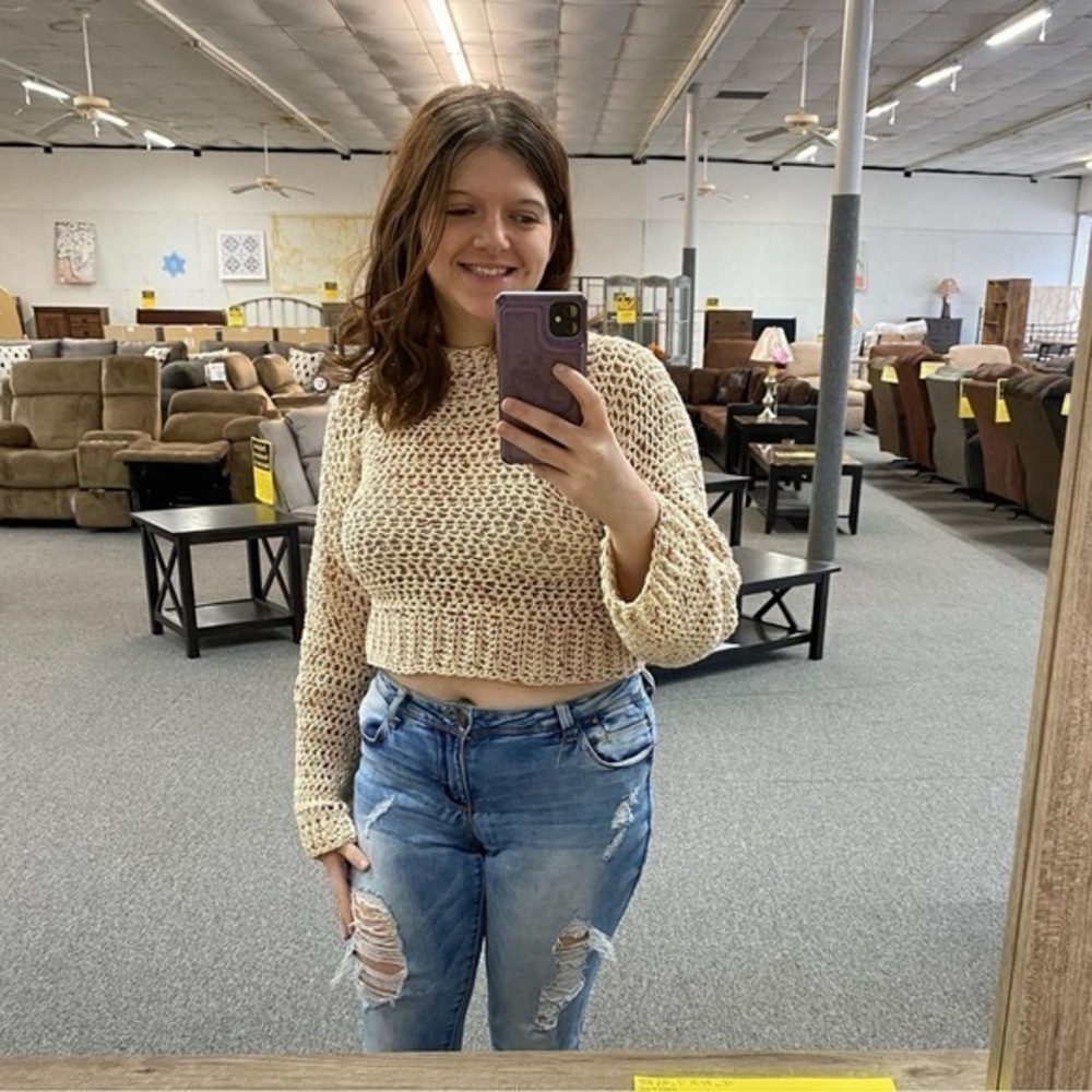 Hand Crocheted Sweater